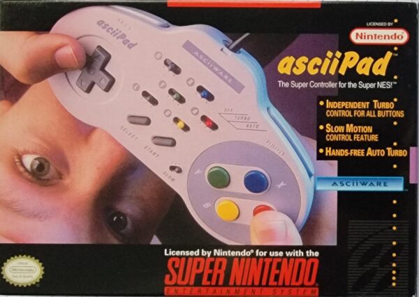 Control AsciiPad Turbo Snes (Super Nintendo SNES, 1992)