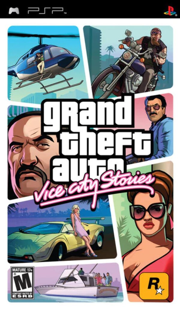 Version 1.0.0 Grand Theft Auto Vice City Stories (PSP) Manual y Disco