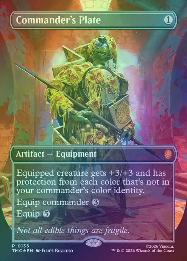 Commander's Plate (TMC) (135) - Borderless - Foil
