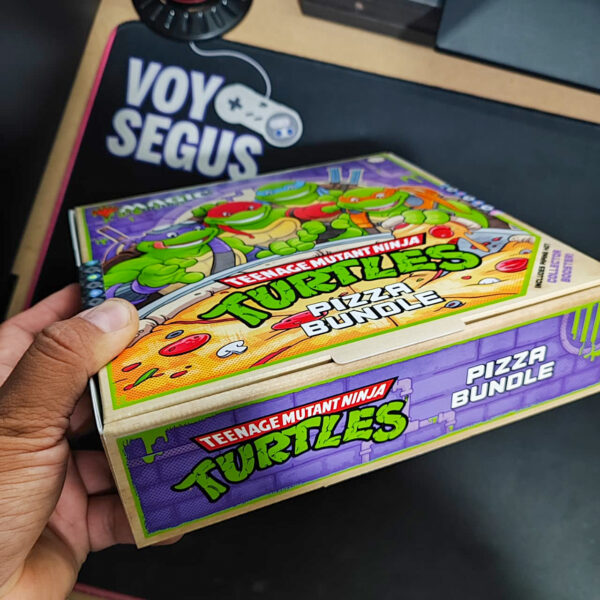 Pizza bundle Mtg foto frente 2 Teenage Mutant Ninja Turtles Pizza Bundle (Inglés) Magic The Gathering