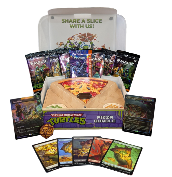Pizza bundle contenido voysegus Teenage Mutant Ninja Turtles Pizza Bundle (Inglés) Magic The Gathering