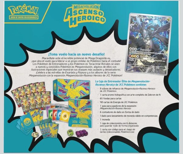 Pokemon Elite Trainer Box Ascended Heroes (Caja en Español)