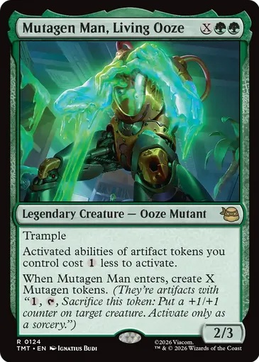 Mutagen Man, Living Ooze (Hombre Mutágeno, ooze viviente) (TMT) (124)