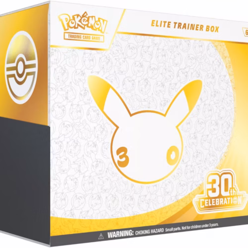 61piIn+zJlL._AC_SL1200_ Pokémon TCG: 30th Celebration Elite Trainer - Unica pieza en Inglés (Sellado)