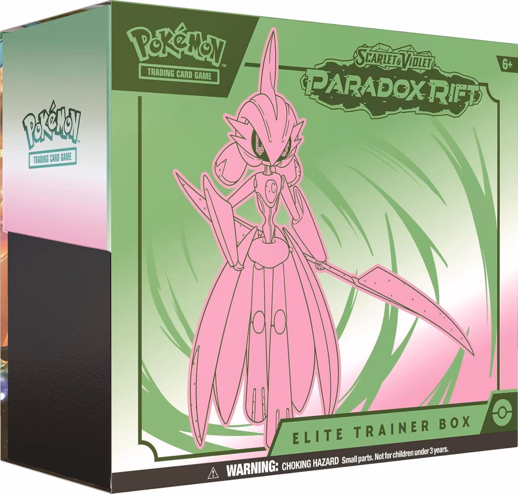 Pokemon Elite Trainer Box Paradox Rift (Iron Valiant) en Inglés
