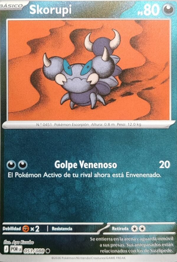Skorupi [Reverse Holo] #51 (Español Perfect Order)