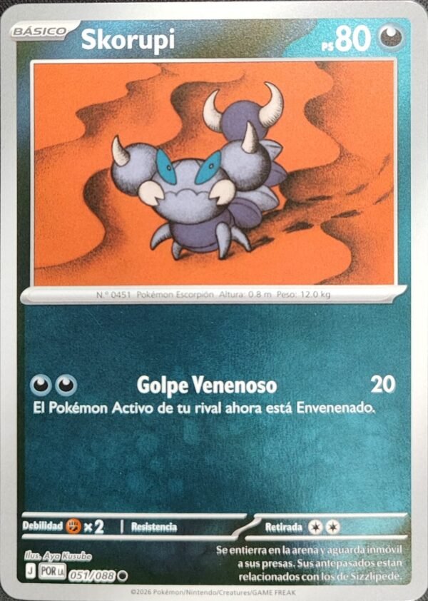 Skorupi [Reverse Holo] #51 (Español Perfect Order)