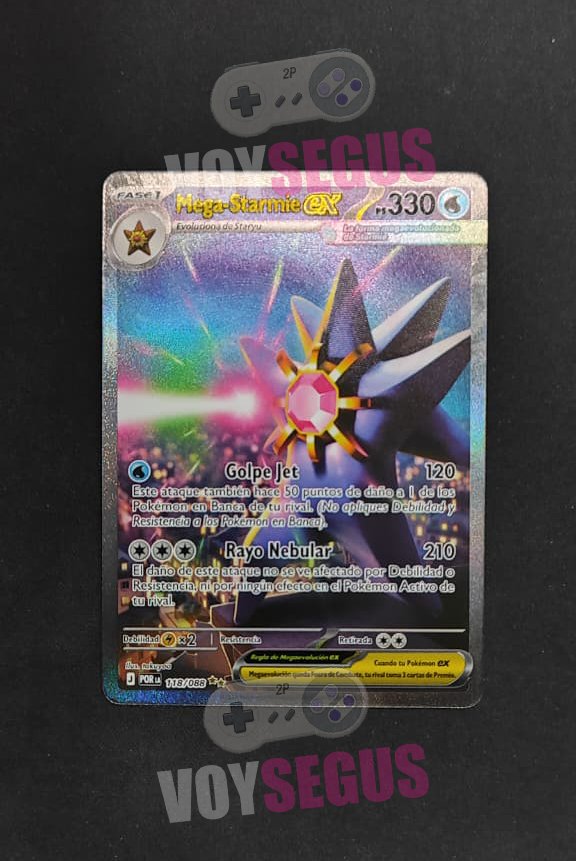 Mega Starmie ex #118 SIR (Español Perfect Order)